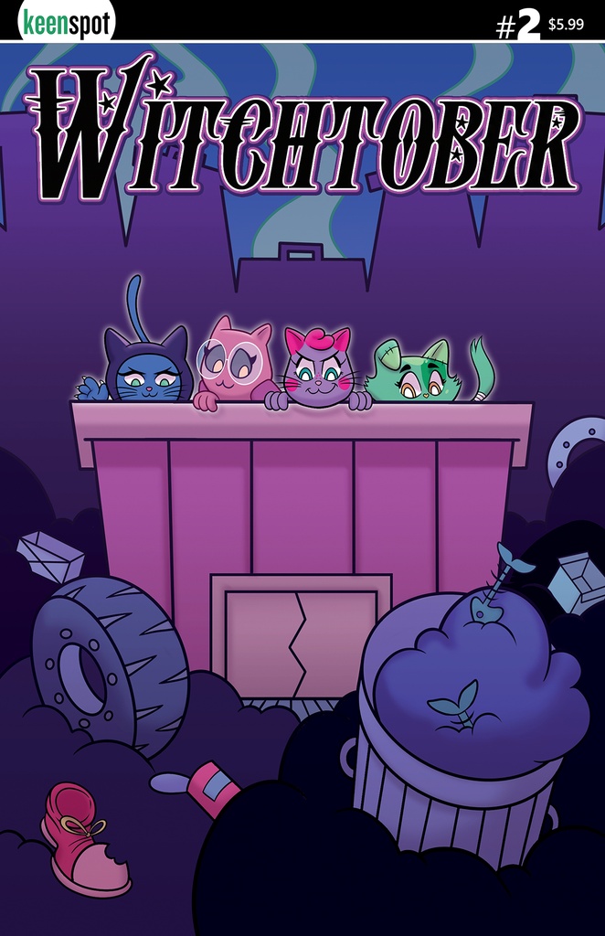 WITCHTOBER 2 CVR C FER LOZADA GARBAGE PAIL CATS VAR