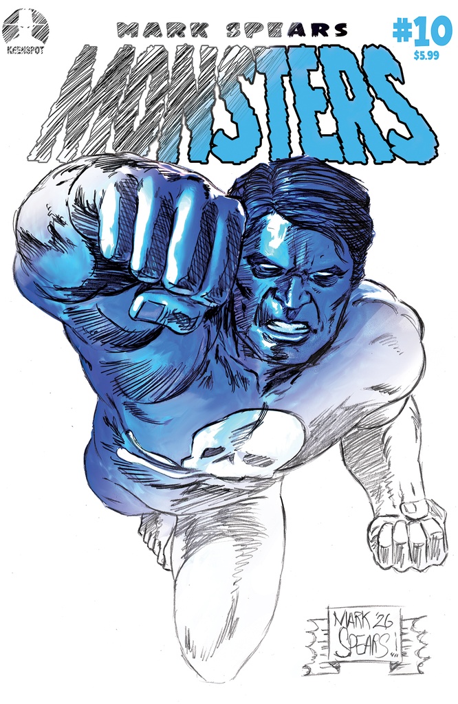 MARK SPEARS MONSTERS 10 CVR C MARK SPEARS MIDKNIGHT MAN CONC