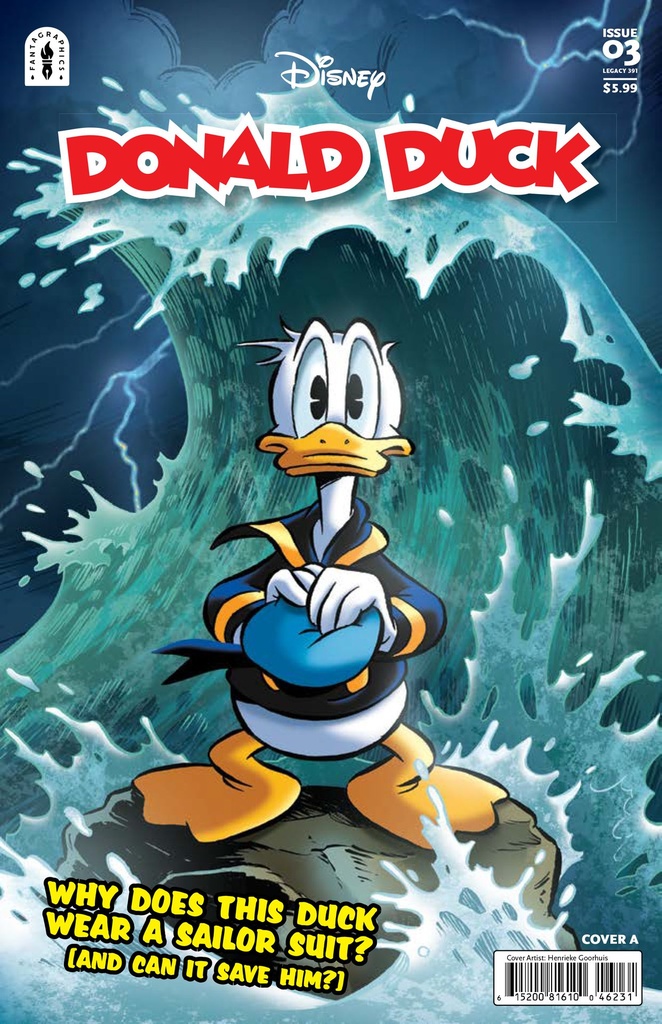 DONALD DUCK LEGACY 391 CALL OF WILD SEA CVR A HENRIEKE GOORH