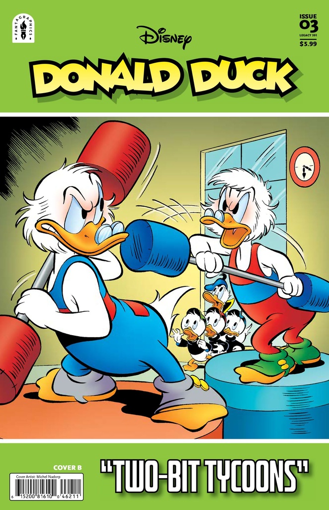 DONALD DUCK LEGACY 391 CALL OF WILD SEA CVR B MICHEL NADORP