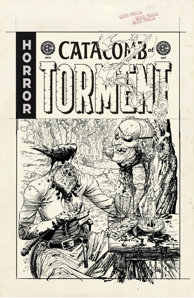 EC CATACOMB OF TORMENT 11 CVR D INC 1:20 DUSTIN WEAVER B&W A