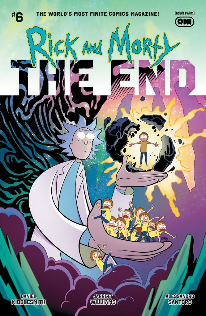 RICK AND MORTY THE END 6 CVR A DAVE BARDIN