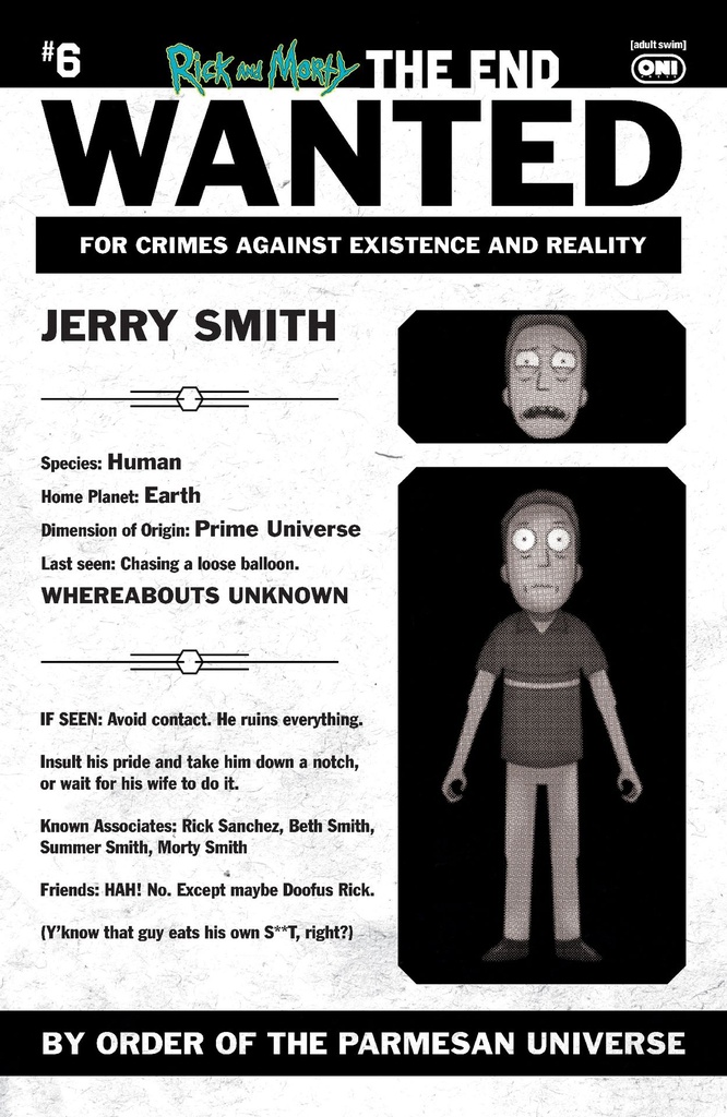 RICK AND MORTY THE END 6 CVR C INC 1:10 PHIL MURPHY MOST WAN