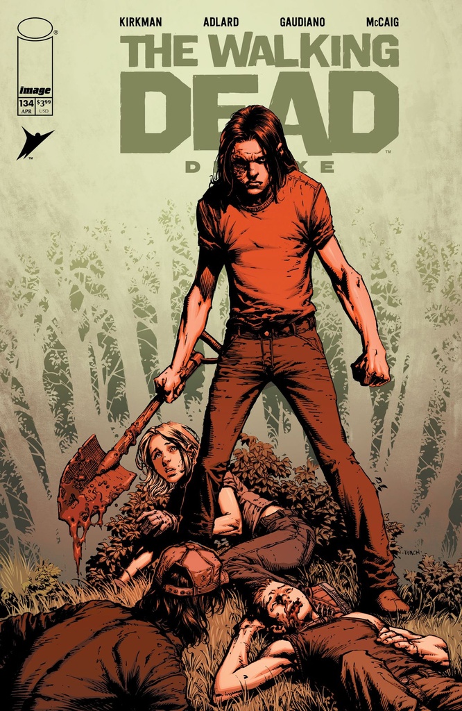 WALKING DEAD DELUXE 134 CVR A DAVID FINCH & DAVE MCCAIG