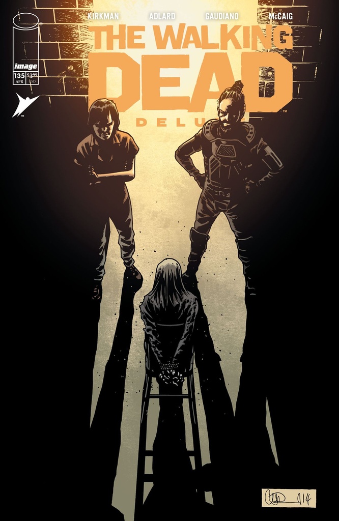 WALKING DEAD DELUXE 135 CVR B CHARLIE ADLARD & DAVE MCCAIG V