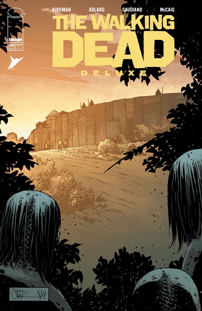 WALKING DEAD DELUXE 136 CVR B CHARLIE ADLARD & MAVE MCCAIG V