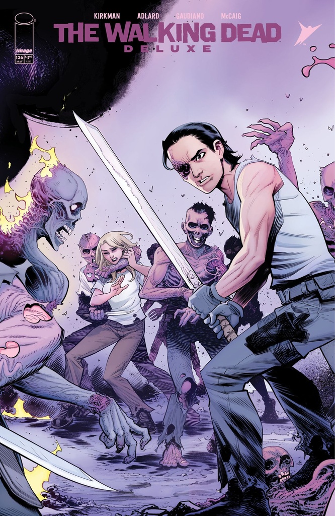 WALKING DEAD DELUXE 136 CVR C CLIFF RATHBURN CONNECTING VAR