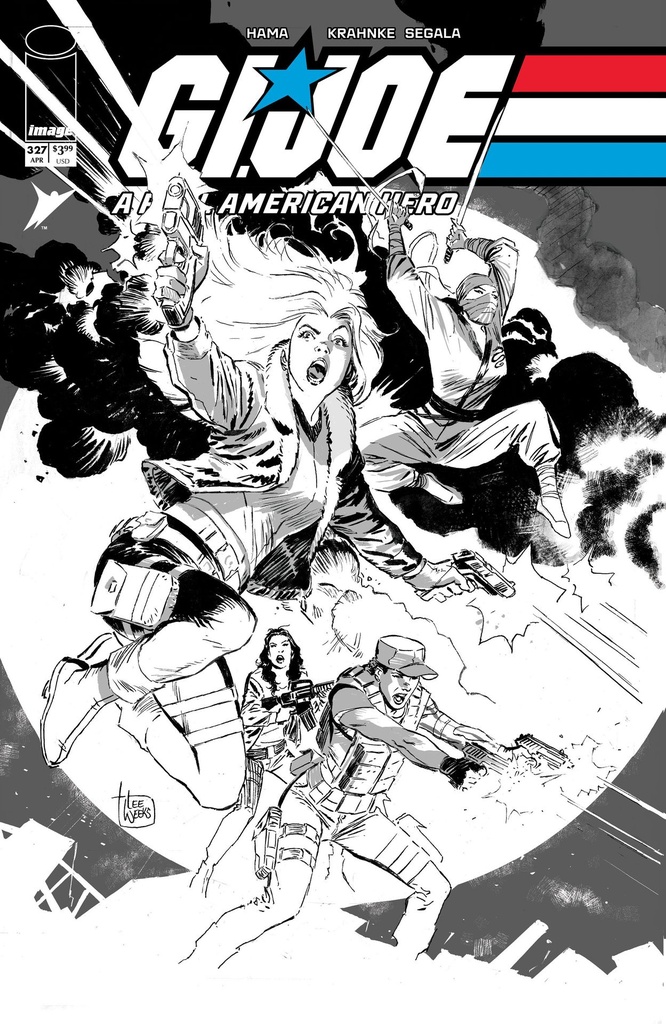 GI JOE 327 CVR B LEE WEEKS B&W VAR