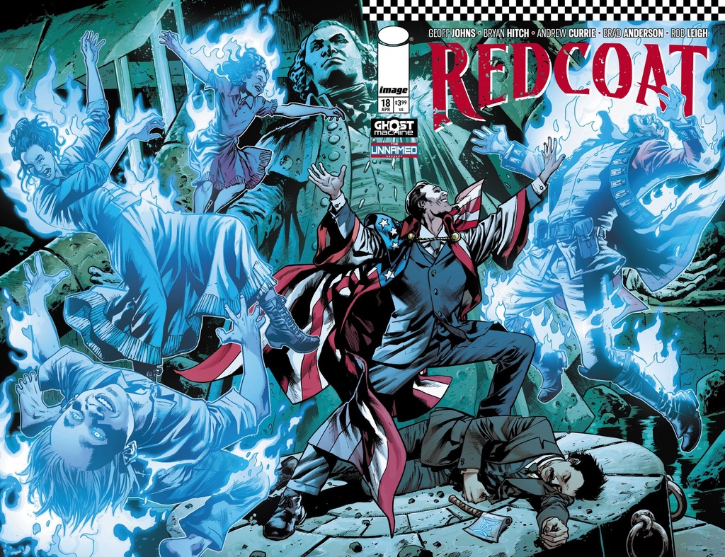 REDCOAT 18 CVR A BRYAN HITCH & BRAD ANDERSON WRAPAROUND