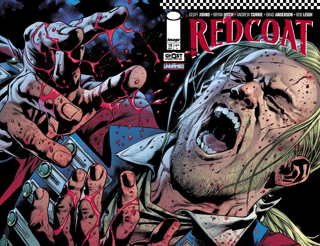 REDCOAT 19 CVR A BRYAN HITCH & BRAD ANDERSON WRAPAROUND