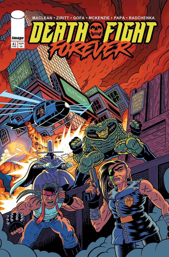 DEATH FIGHT FOREVER 4 CVR A ANDREW MACLEAN