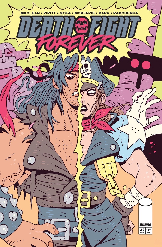 DEATH FIGHT FOREVER 4 CVR B SAM MCKENZIE VAR