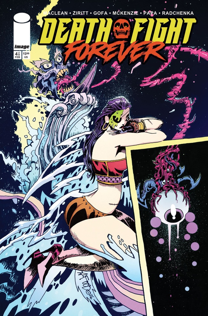 DEATH FIGHT FOREVER 4 CVR C INC 1:25 JIM MAHFOOD VAR