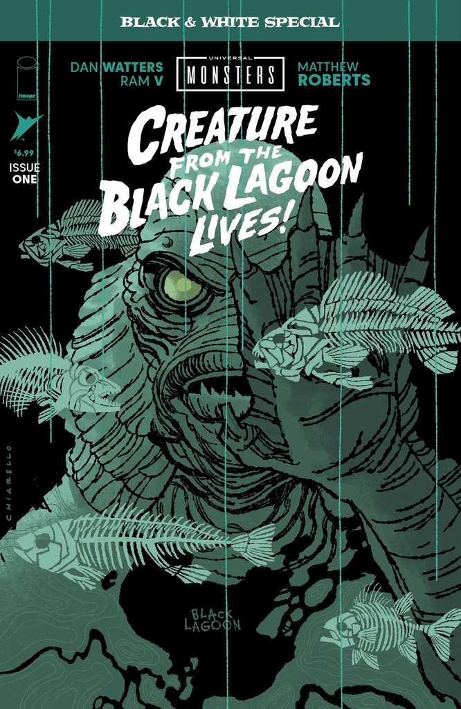 UNIVERSAL MONSTERS CREATURE FROM BLACK LAGOON LIVES BW SP 1