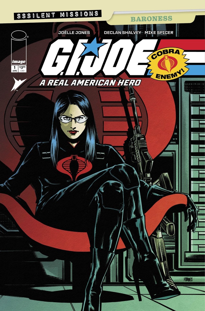 GI JOE SSSILENT MISSIONS BARONESS 1 CVR B JORGE FORNES VAR