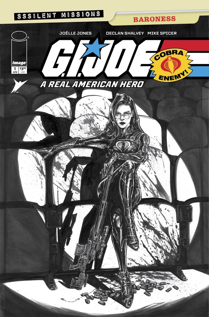 GI JOE SSSILENT MISSIONS BARONESS 1 CVR C INC 1:10 JOELLE JO
