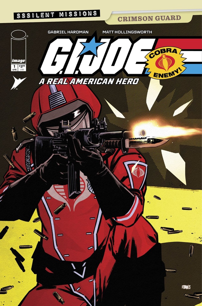 GI JOE SSSILENT MISSIONS CRIMSON GUARD 1 CVR B JORGE FORNES