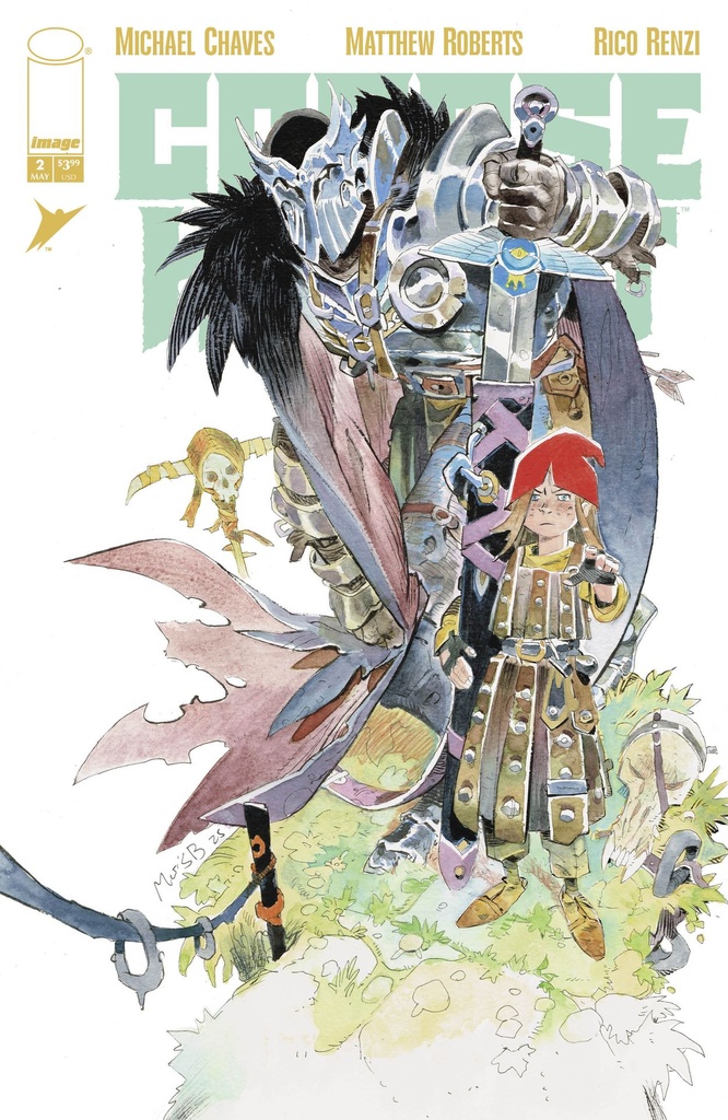 CORPSE KNIGHT 2 CVR B MATIAS BERGARA VAR