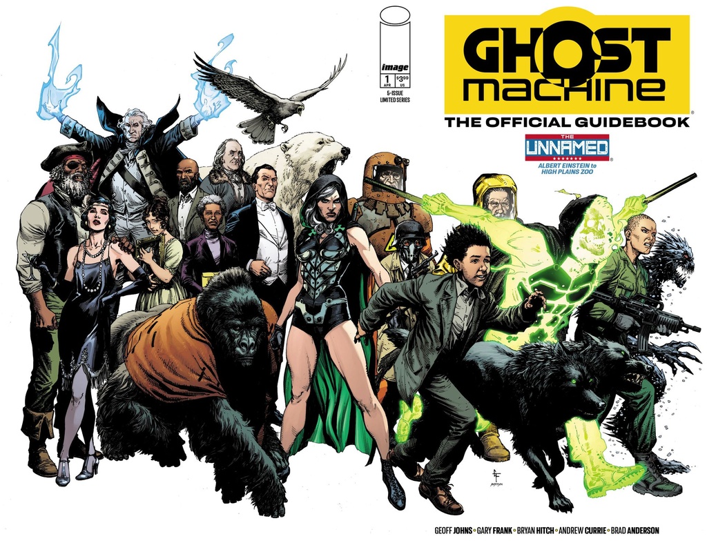 GHOST MACHINE OFFICIAL GUIDEBOOK 1CVR A GARY FRANK & BRAD AN