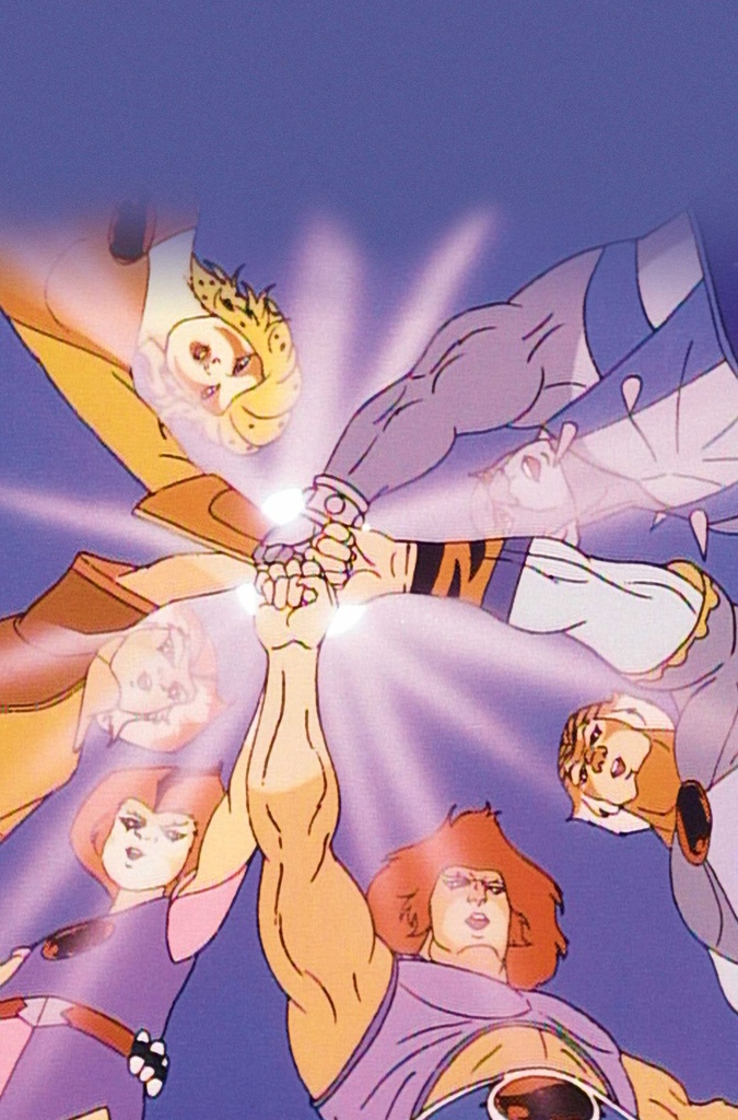THUNDERCATS X SILVERHAWKS 1 CVR J INC 1:15 ANIMATION ART VIR