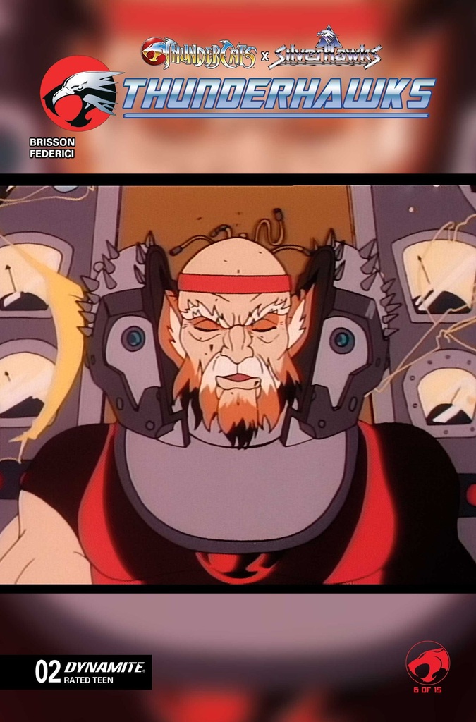 THUNDERCATS X SILVERHAWKS THUNDERHAWKS 2 CVR E ANIMATION ART