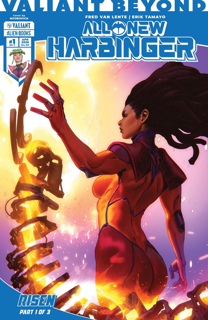 VALIANT BEYOND ALL NEW HARBINGER 7 RISEN 1 VAR B (NOOBOVICH)