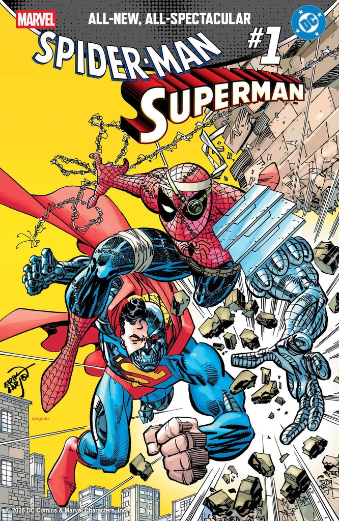 MARVEL/DC SPIDER MAN/SUPERMAN 1 ERIK LARSEN VAR