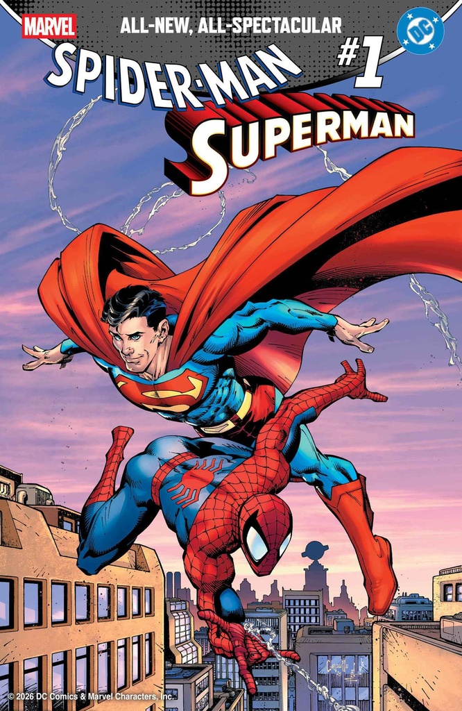 MARVEL/DC SPIDER MAN/SUPERMAN 1 GREG CAPULLO VAR