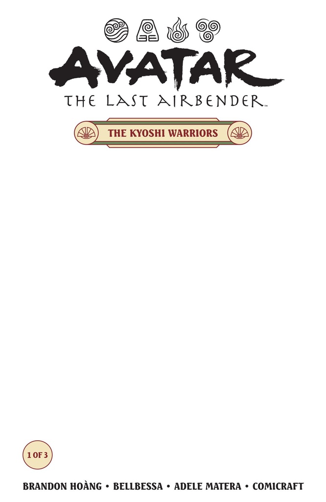 AVATAR LAST AIRBENDER THE KYOSHI WARRIORS 1 (CVR B) (BLANK C