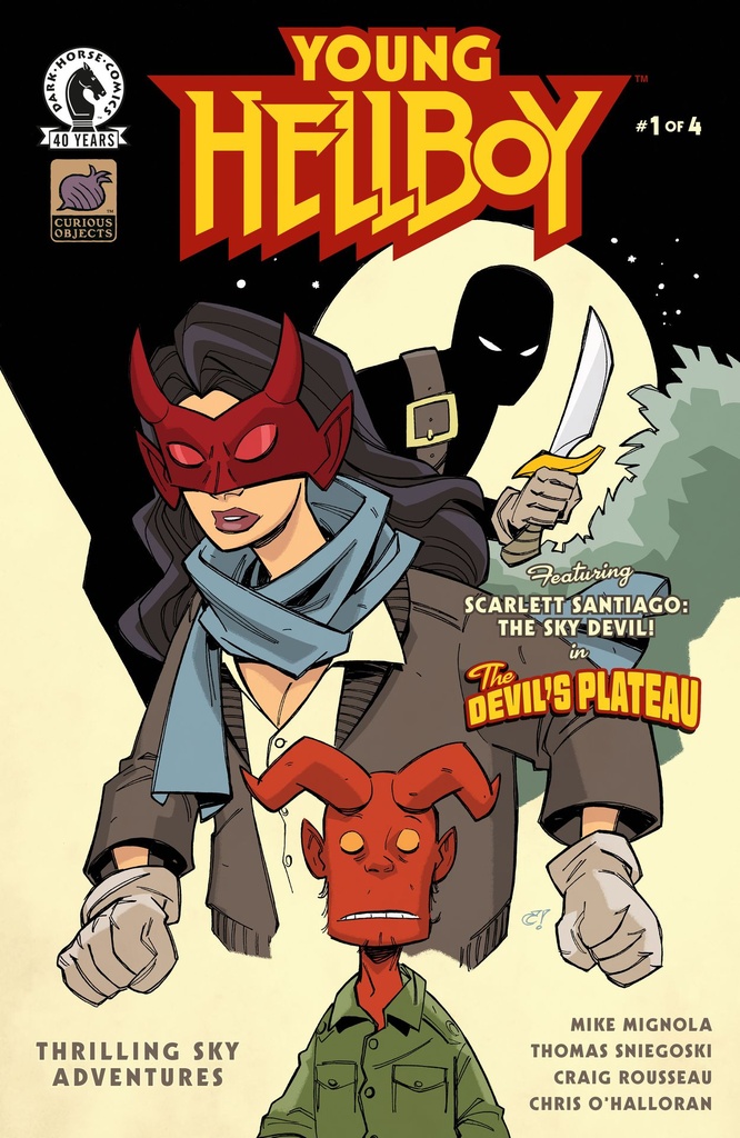 YOUNG HELLBOY THRILLING SKY ADV 1 (CVR A) (CRAIG ROUSSEAU)