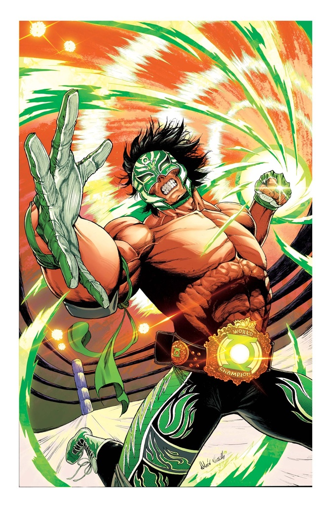 GREEN LANTERN 35 CVR D MARIO FOX FOCCILLO CARD STOCK VAR