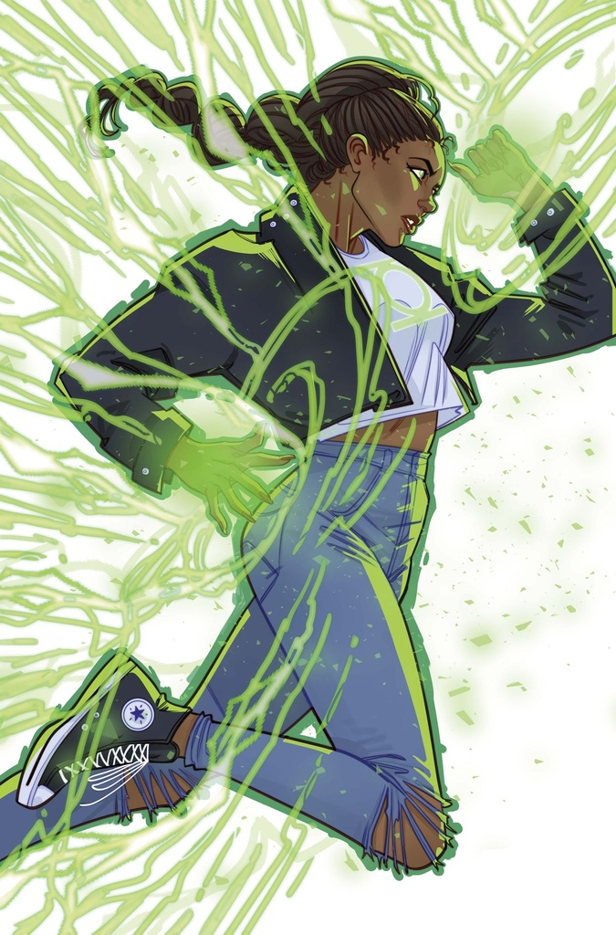 ABSOLUTE GREEN LANTERN 14 CVR C MARGUERITE SAUVAGE CARD STOC