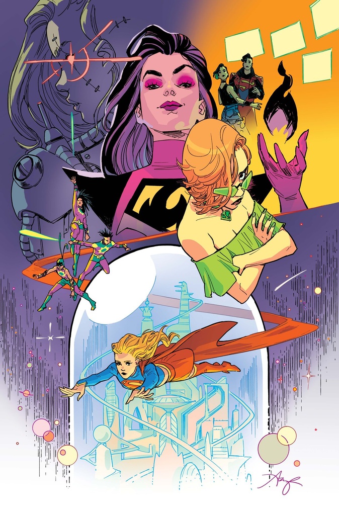 SUPERGIRL 12 CVR E AMY REEDER THINGS TO COME CARD STOCK VAR