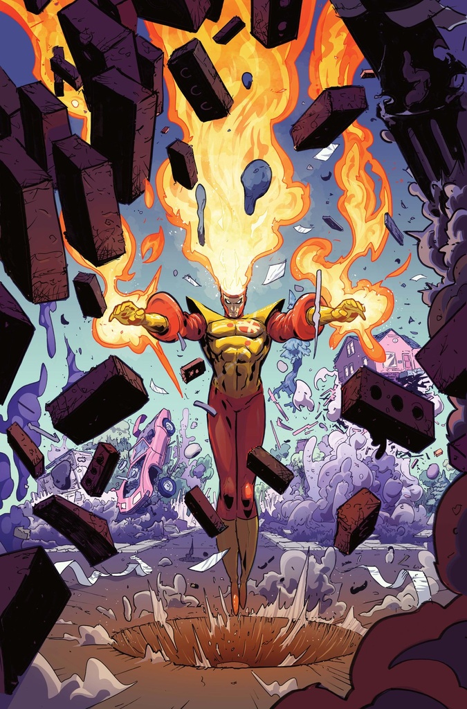 FURY OF FIRESTORM 1CVR B RILEY ROSSMO CARD STOCK VAR