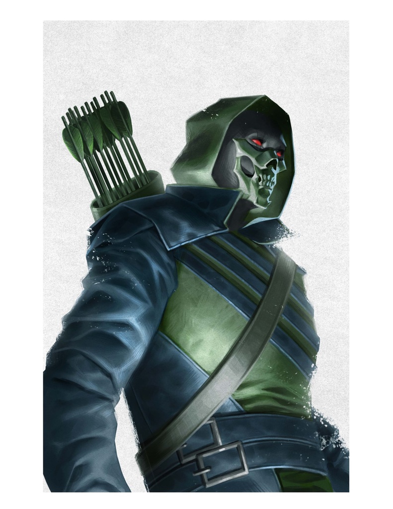 ABSOLUTE GREEN ARROW 1 CVR H INC 1:25 REIKO MURAKAMI CARD ST