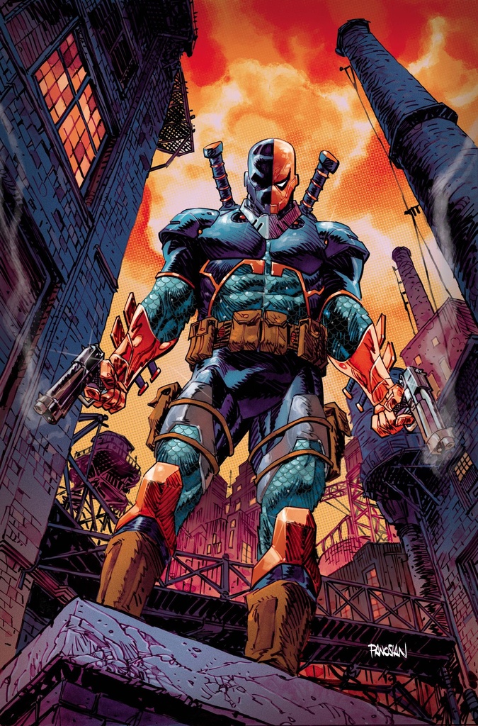 DEATHSTROKE TERMINATOR 2 CVR B DAN PANOSIAN CARD STOCK VAR