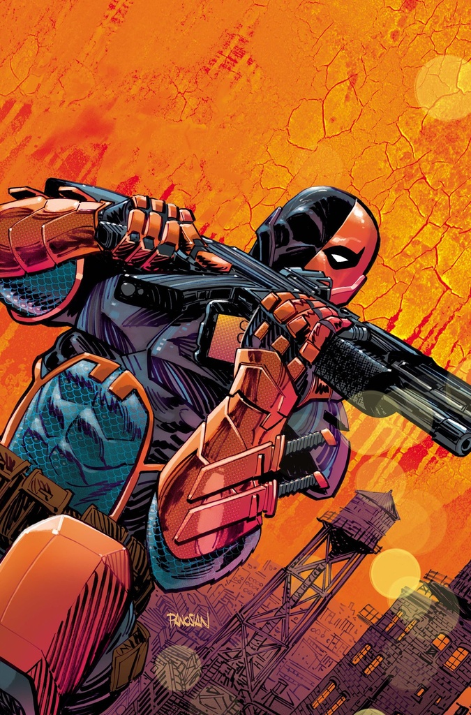 DEATHSTROKE THE TERMINATOR 3 CVR B DAN PANOSIAN CARD STOCK V
