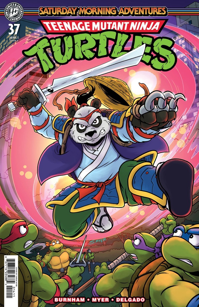 TMNT SATURDAY MORNING ADVENTURES 37 COVER A (MYER)