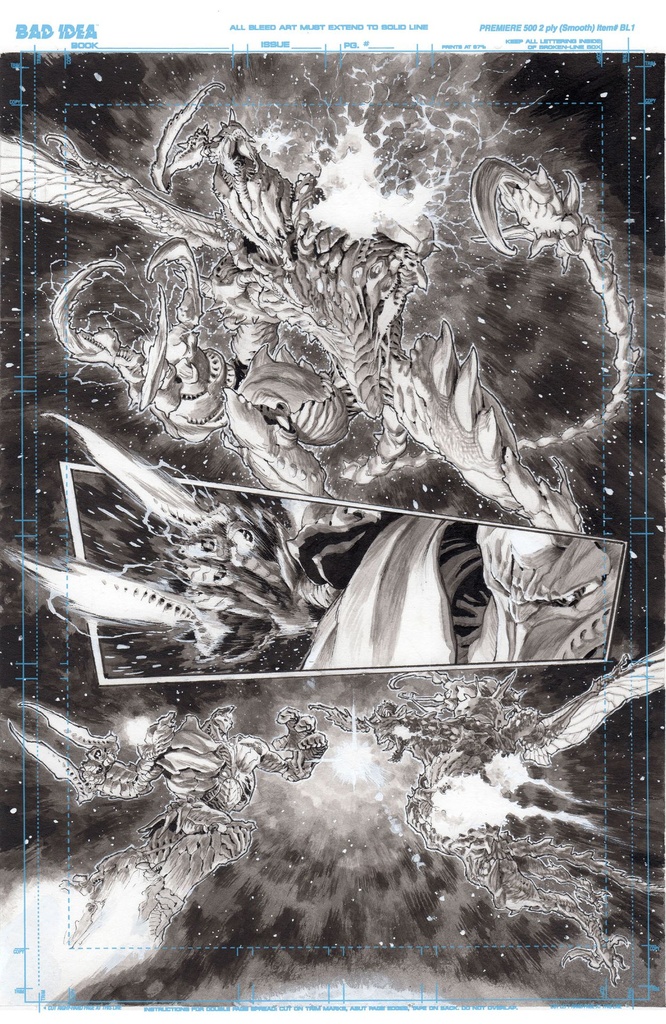 OLYMPUS SAGA MEGALITH 1 CVR P LEWIS LAROSA ORIGINAL ART ED 1