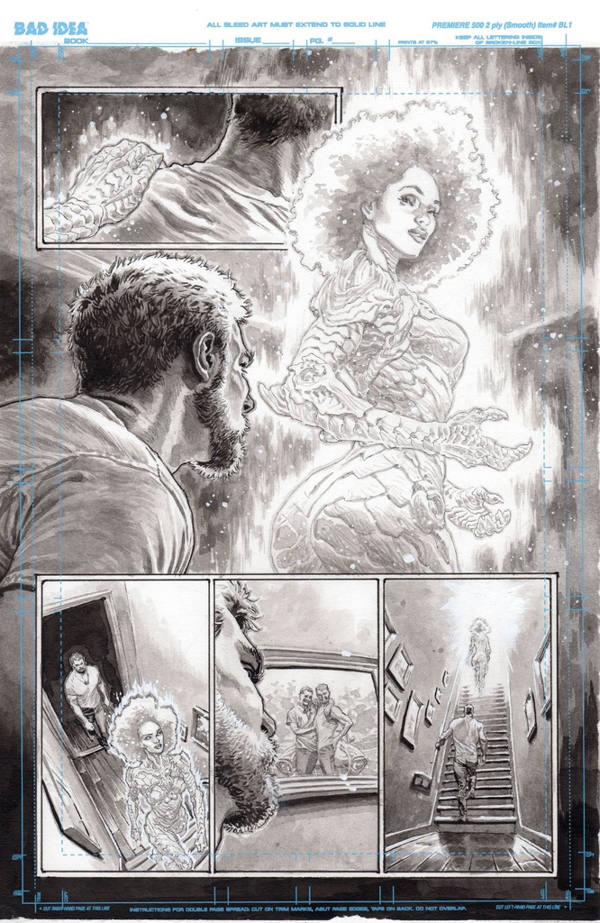 OLYMPUS SAGA MEGALITH 1 CVR R LEWIS LAROSA ORIGINAL ART ED 1