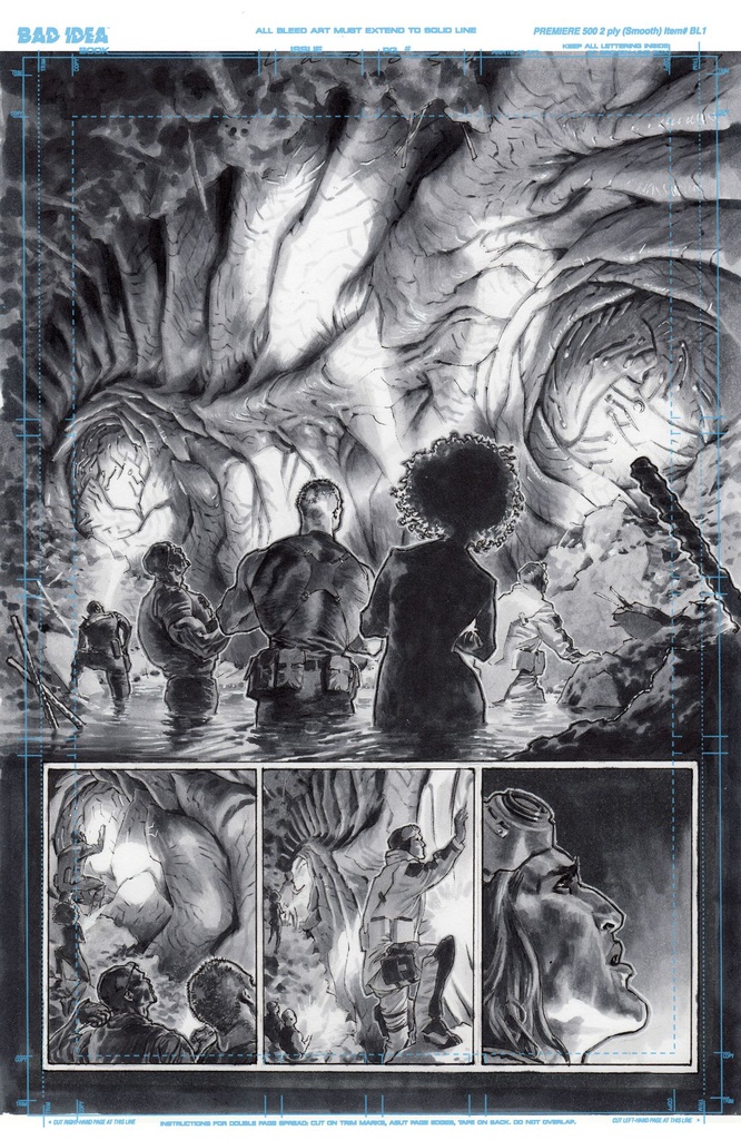 OLYMPUS SAGA MEGALITH 1 CVR U LEWIS LAROSA ORIGINAL ART ED 1
