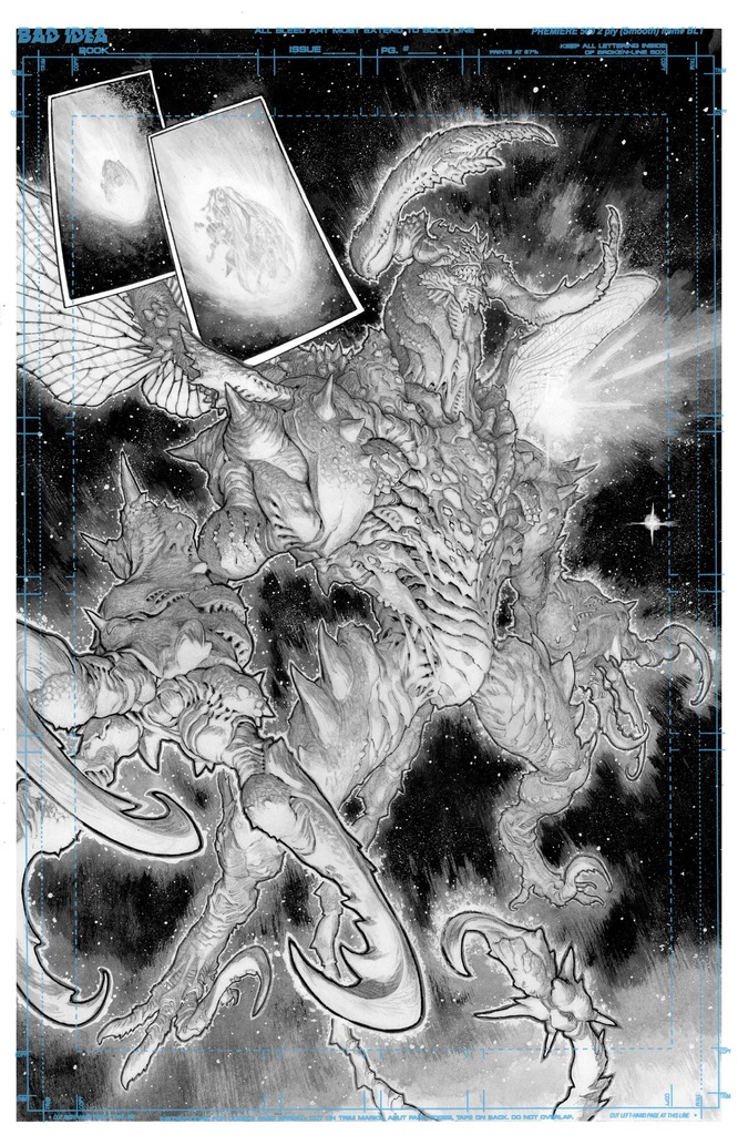 OLYMPUS SAGA MEGALITH 1 CVR AG LEWIS LAROSA ORIGINAL ART ED