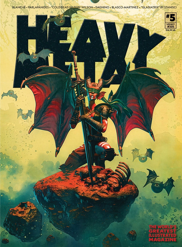HEAVY METAL MAGAZINE 5 CVR A PASCAL BLANCHE