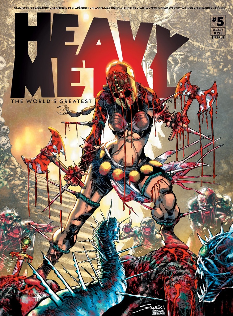 HEAVY METAL MAGAZINE 5 CVR B JOHN STANISCI VAR