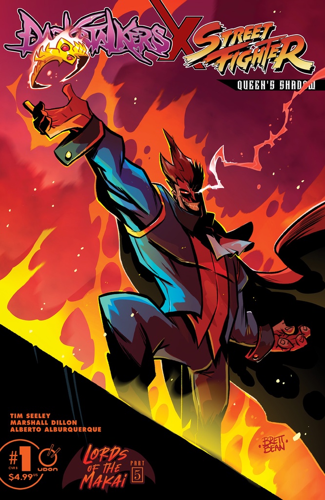 DARKSTALKERS X STREET FIGHTER QUEENS SHADOW 1 CVR B BRETT BE
