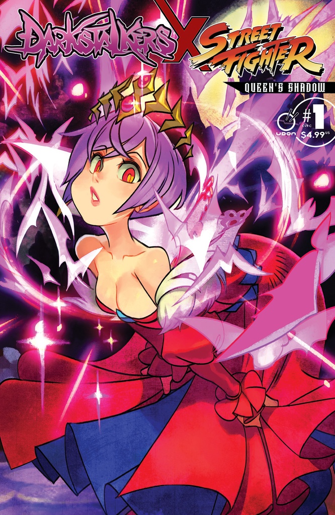 DARKSTALKERS X STREET FIGHTER QUEENS SHADOW 1 CVR C INC 1:5