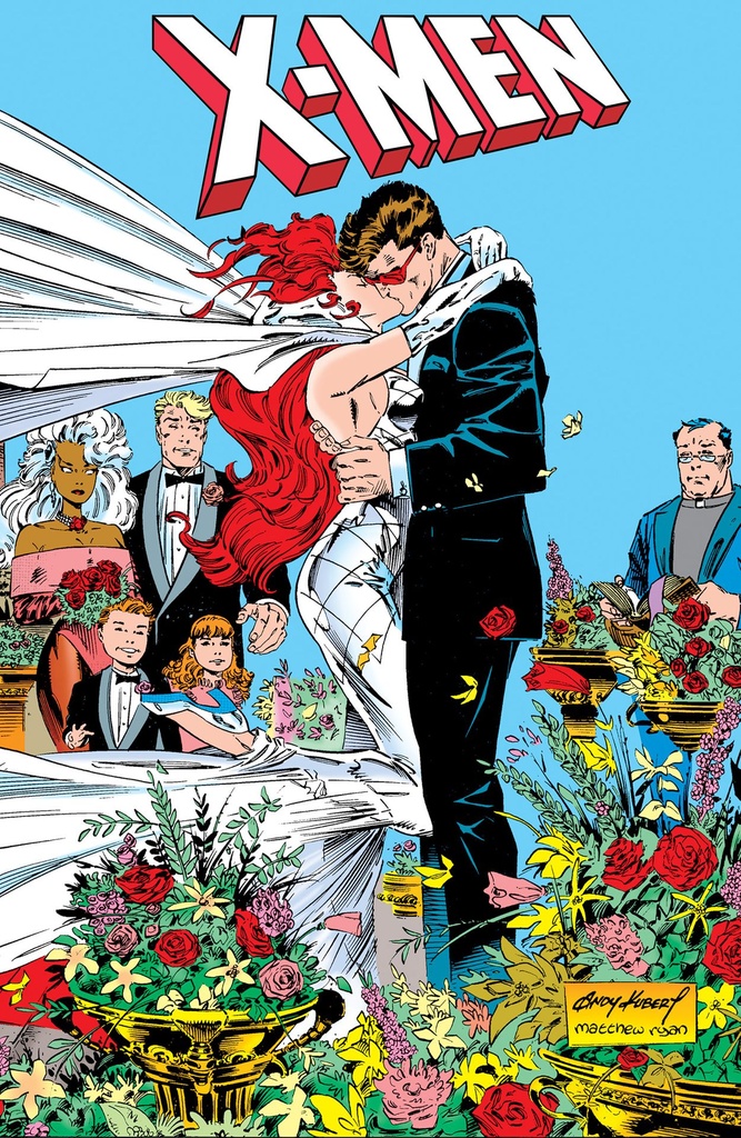 X MEN BLUE & GOLD BLOODTIES OMN ANDY KUBERT COVER