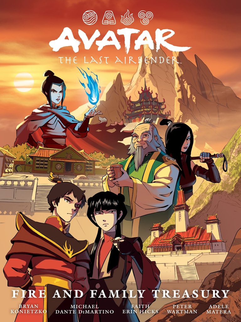 AVATAR LAST AIRBENDER FIRE FAMILY TREASURY LIBRARY EDITION