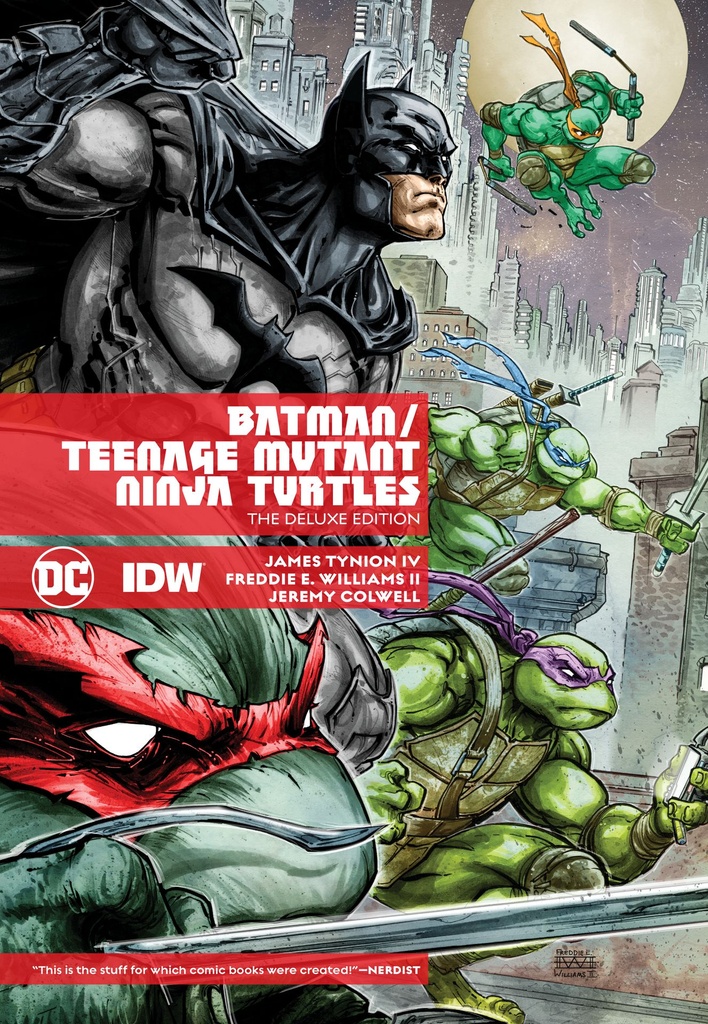BATMAN TEENAGE MUTANT NINJA TURTLES THE DELUXE ED HC