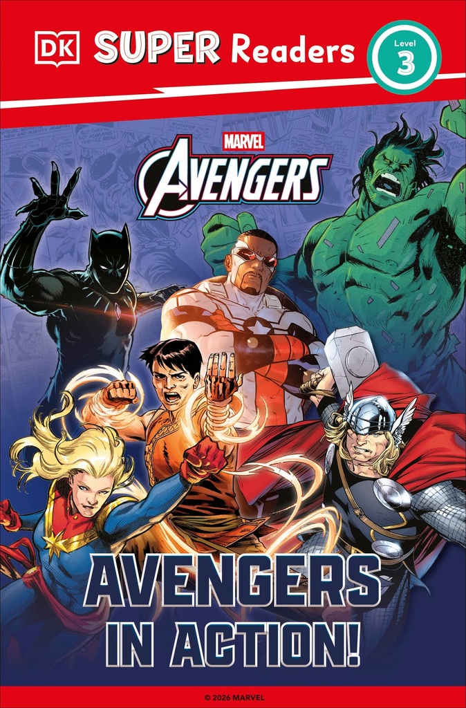 DK SUPER READERS LEVEL 3 MARVEL AVENGERS IN ACTION